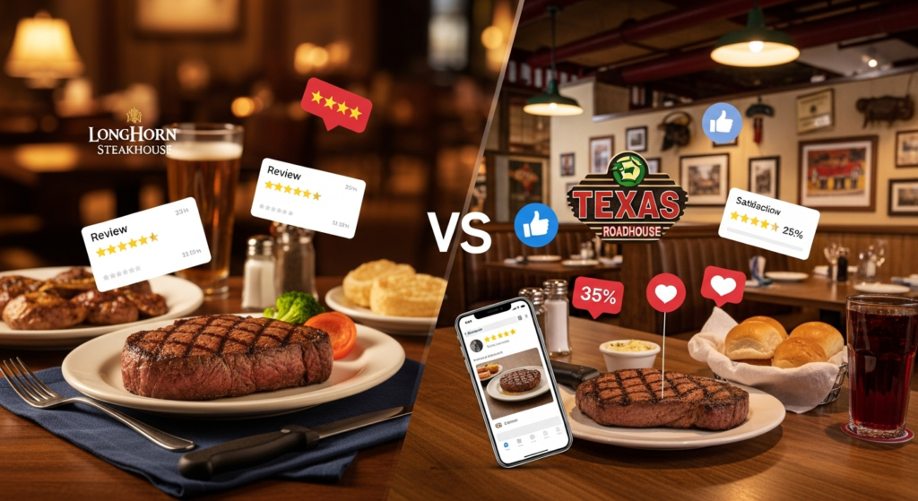 Longhorn Steakhouse vs Texas Roadhouse: Customer Reviews and Ratings